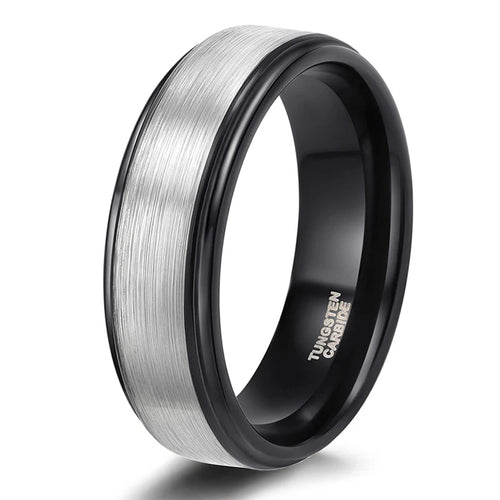 Waves of Njord Tungsten Carbide Ring