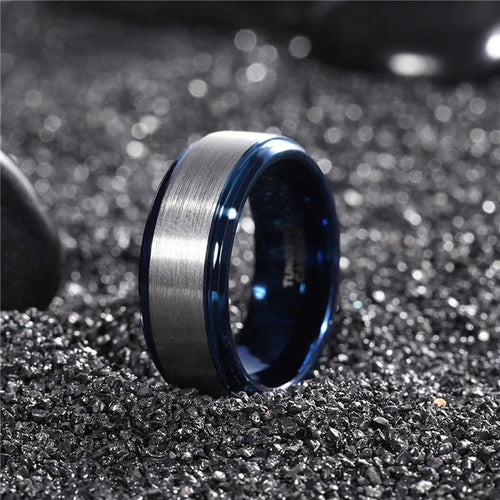 Waves of Njord Tungsten Carbide Ring