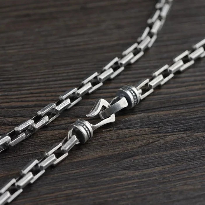 Gleipnir Chain 925 Sterling Silver Bracelet and Necklace