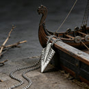 Spear of Odin Gungnir Steel Necklace