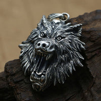Great Wolf Fenrir 925 Silver Pendant