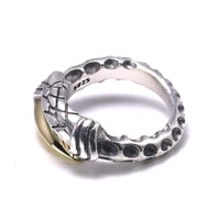 Jormungandr Single Claw Handmade 925 Sterling Silver Ring