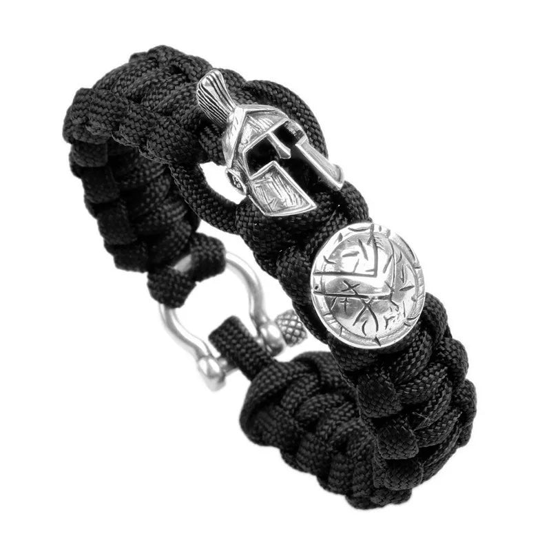 Warrior Trophies ParaCord Skull Bracelet