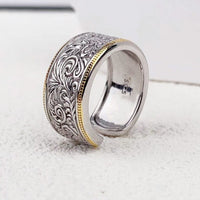 Freyja's Garden 925 Sterling Silver Adjustable Ring