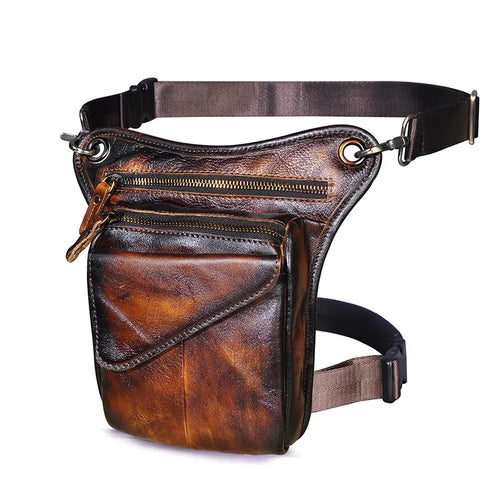 Viking Loot Leather Leg Bag