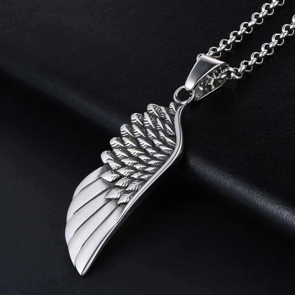 Valkyrie Wings Steel Necklace
