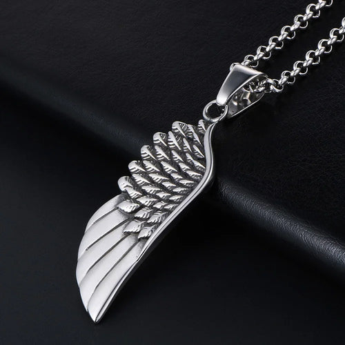 Valkyrie Wings Steel Necklace