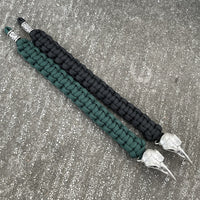 Odin's Raven Skull Paracord Bracelet