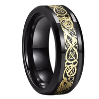 Jormungandr Tungsten Carbide Ring