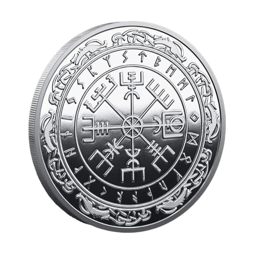 Valknut Viking Coins in Steel
