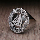 Encircled Walknut - Odin's Rune Ring