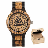 Viking Vintage Wooden Watch