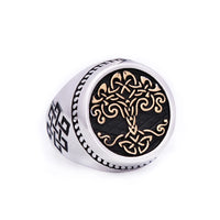 Tree of Life Yggdrasil Stainless Steel Ring