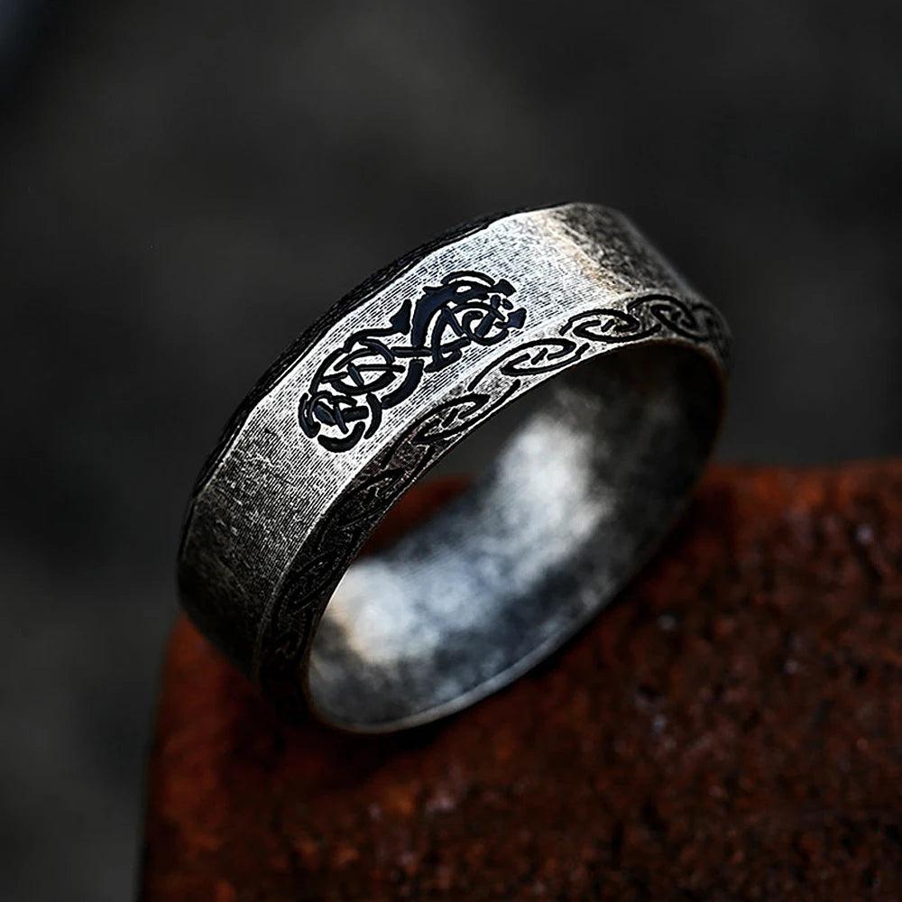 Fenrir Rune Ring - Stainless Steel