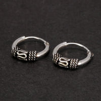 Oseberg Knot 925 Sterling Silver Earrings