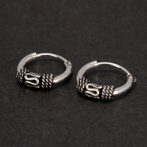 Oseberg Knot 925 Sterling Silver Earrings