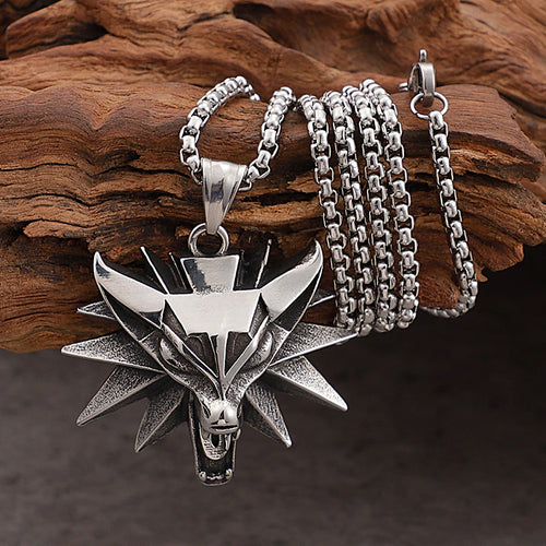 The Witcher Viking Wolf Necklace