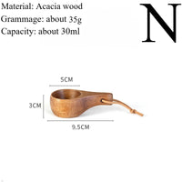 Traditional Norse Wood Carved Mug