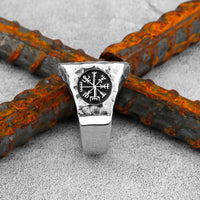 Valknut in Stainless Steel Ring