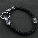 Freya Cat with Runes Steel Bracelet