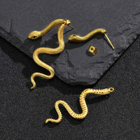 Jormungandr the Midgard Serpent Steel Earrings