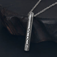Old Norse Calendar Stainless Steel Pendant