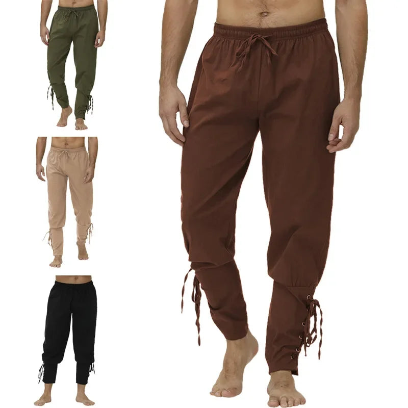 Viking Trousers in Cotton and Linen