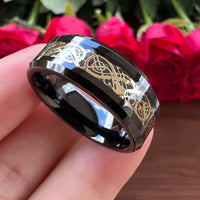 Jormungandr Tungsten Carbide Ring