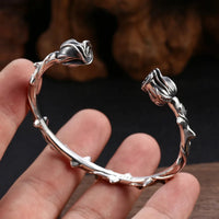 Roses of Freyja 925 Sterling Silver Bracelet