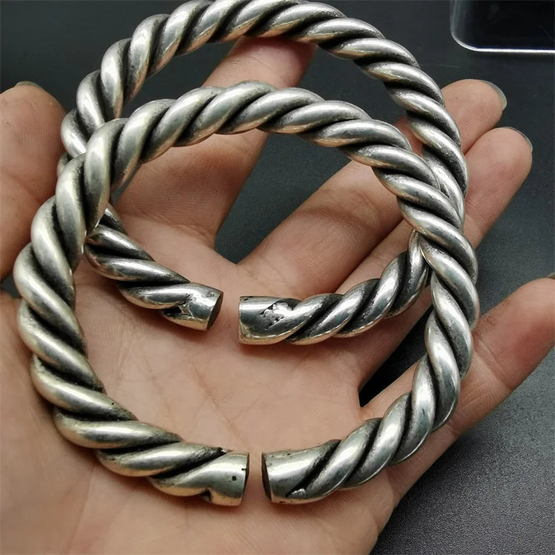 Viking Arm Ring of Honor in Silver Plated Steel