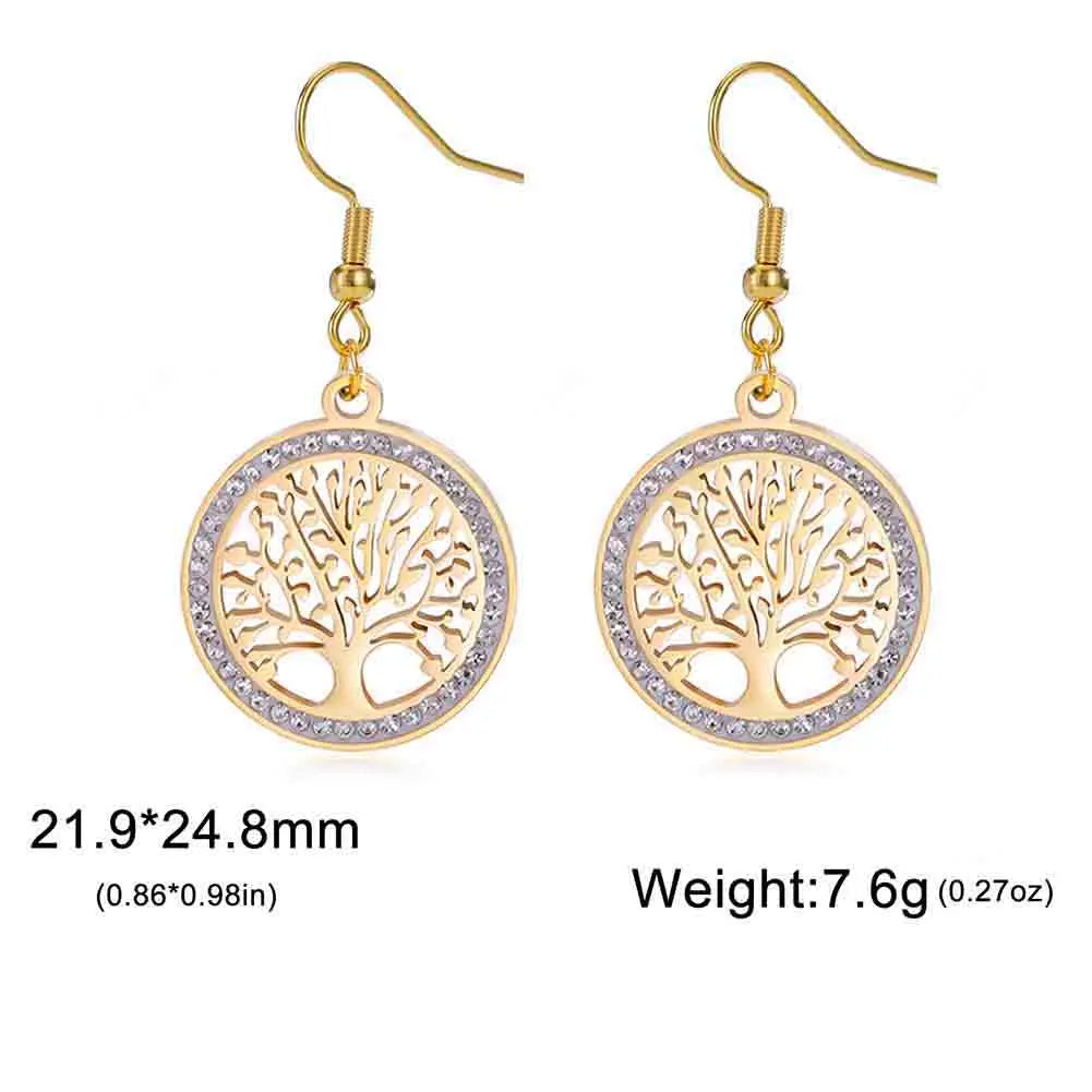 Yggdrasil the Tree of Life Drop Earrings