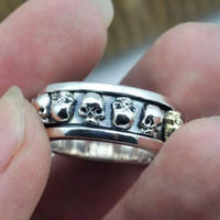 The Ring of Skulls 925 Sterling Silver