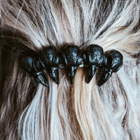 Black Ravens Hair Clasp