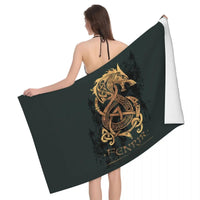 Viking Beach Towel in Microfiber