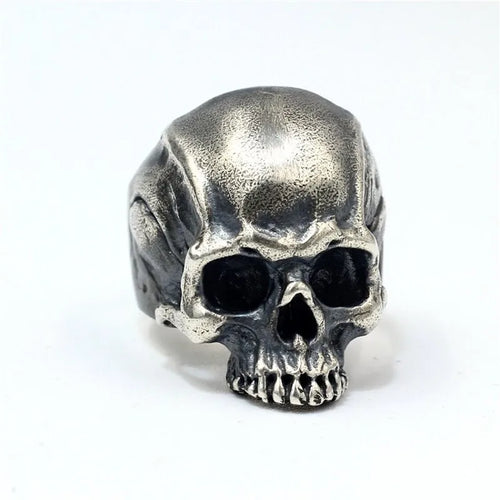 Bound to Hel  925 Sterling Silver Skull Ring
