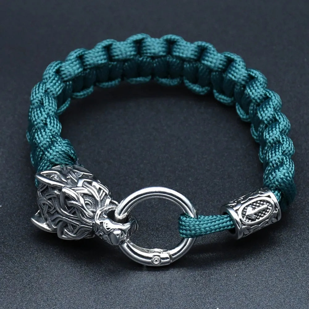 Odin Wolves Paracord Bracelet