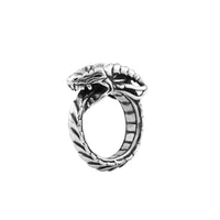 Jormungandr Bites her Tail 316L Stainless Steel Ring