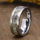 Ullr Rewards Deer's Antler Wedding Band