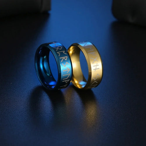 Bague Viking Rune - Acier Inoxydable