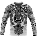 Ravens and Wolves of Odin 3D Printed Hoodie