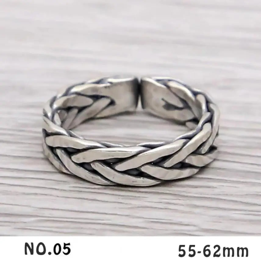 Wide Gleipnir - Handmade 925 Sterling Silver Ring