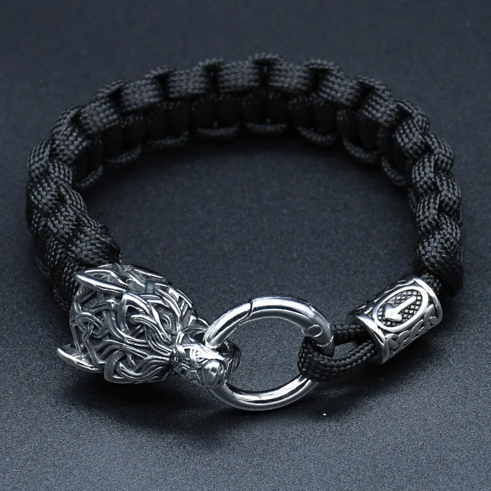 Odin Wolves Paracord Bracelet