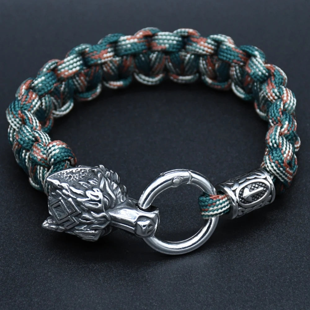 Odin Wolves Paracord Bracelet