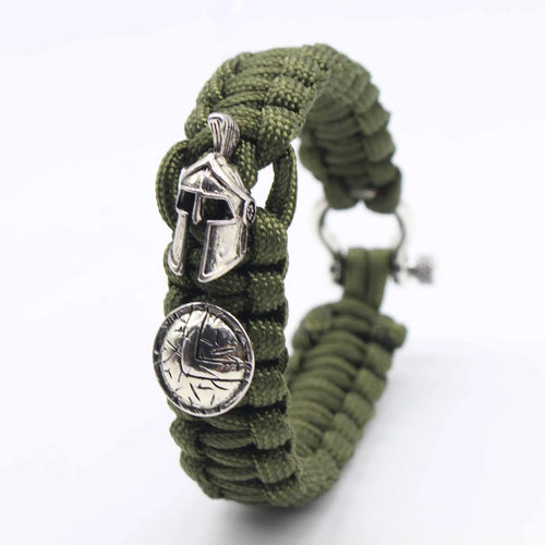 Warrior Trophies ParaCord Skull Bracelet