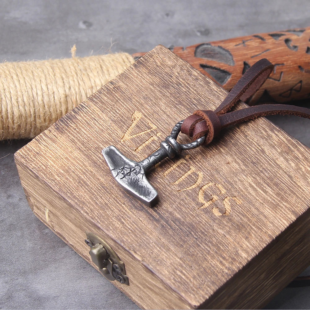 Thor Odinson Mjolnir Hammer Stainless Steel Necklace