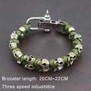 Warrior Trophies ParaCord Skull Bracelet
