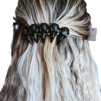 Black Ravens Hair Clasp