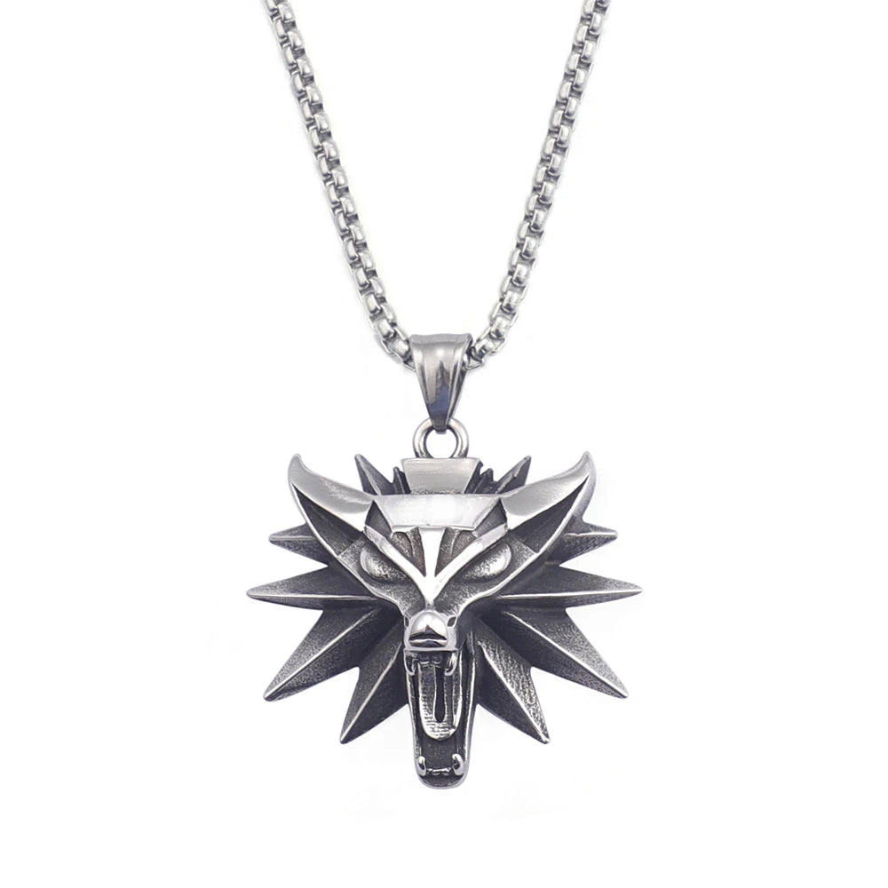 The Witcher Viking Wolf Necklace