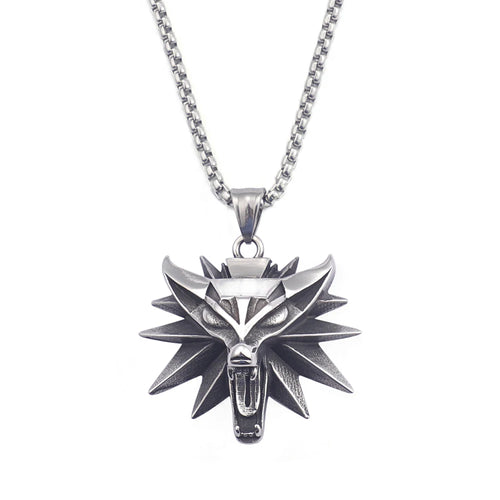 The Witcher Viking Wolf Necklace