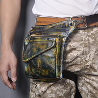 Viking Loot Leather Leg Bag